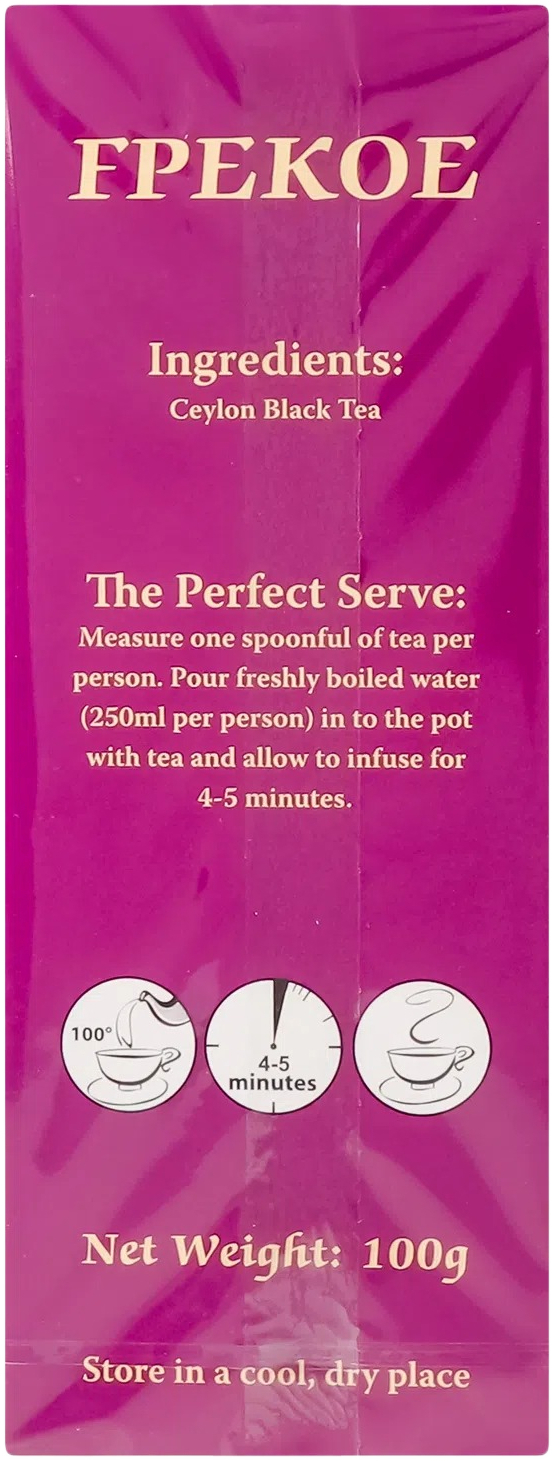 Чай чёрный Tea of Life Flowery Pekoe байховый 100 г фото 4