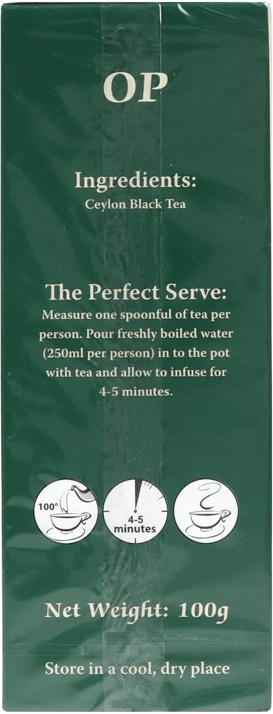 Чай чёрный Tea of Life Finest OP байховый крупнолистовой 100 г фото 4