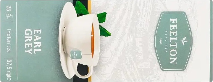 Чай чёрный Feelton Earl Grey с ароматом бергамота 25 шт фото 3