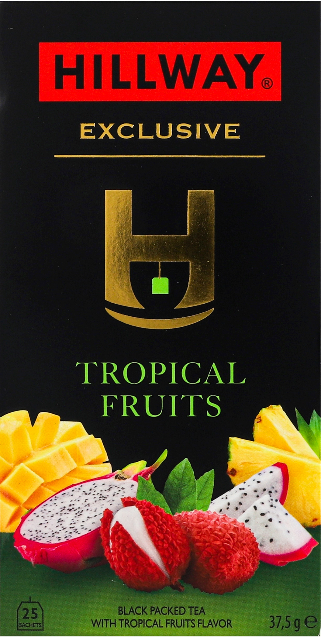 Чай чёрный Hillway Exclusive Tropical fruits 25 шт фото 3