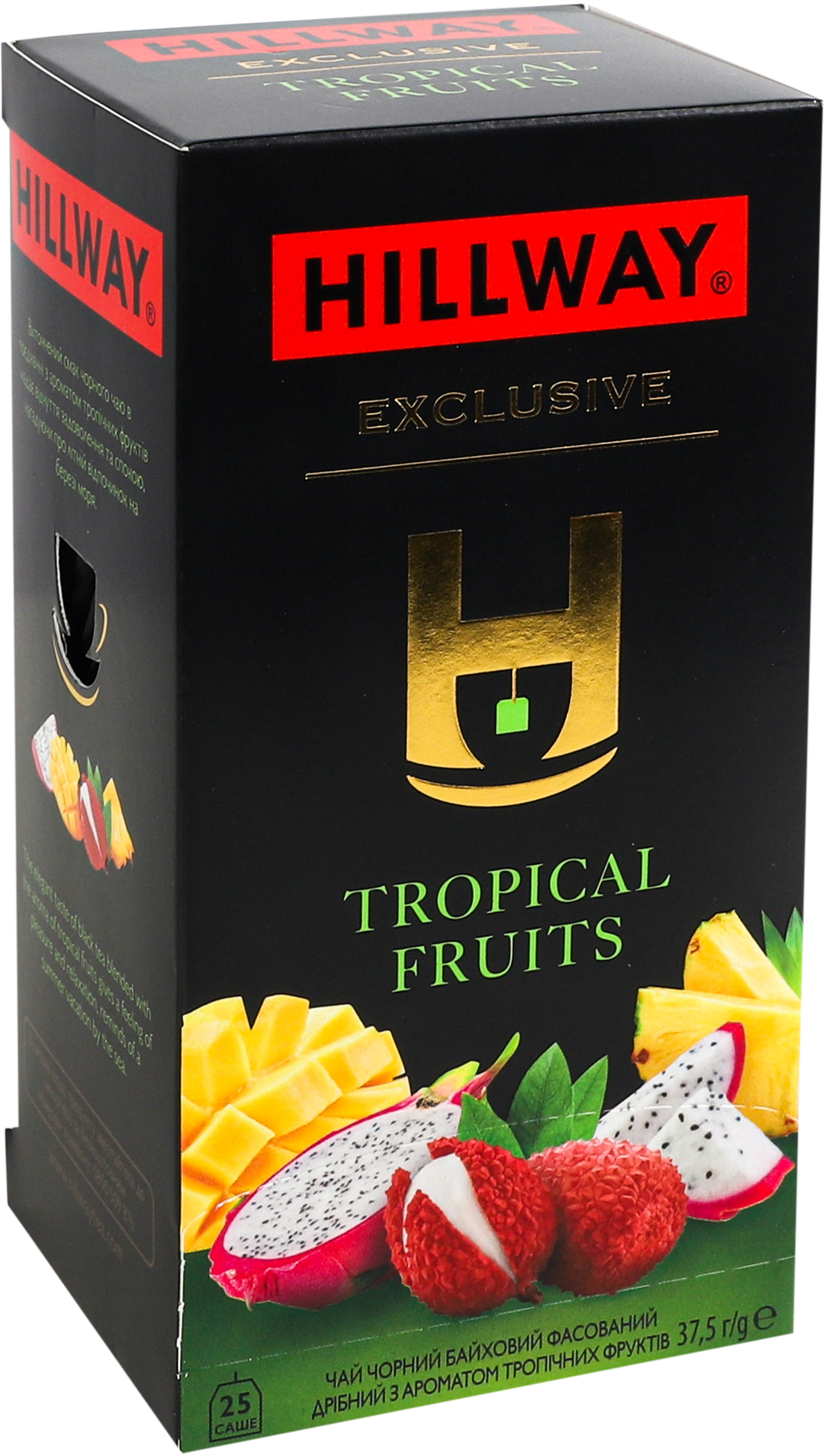 Чай чёрный Hillway Exclusive Tropical fruits 25 шт фото 2