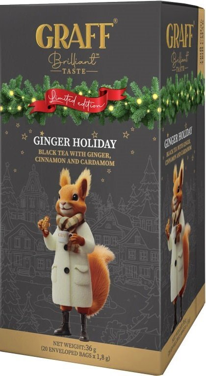 Чай чёрный Graff Имбирное торжество 20 шт фото 2