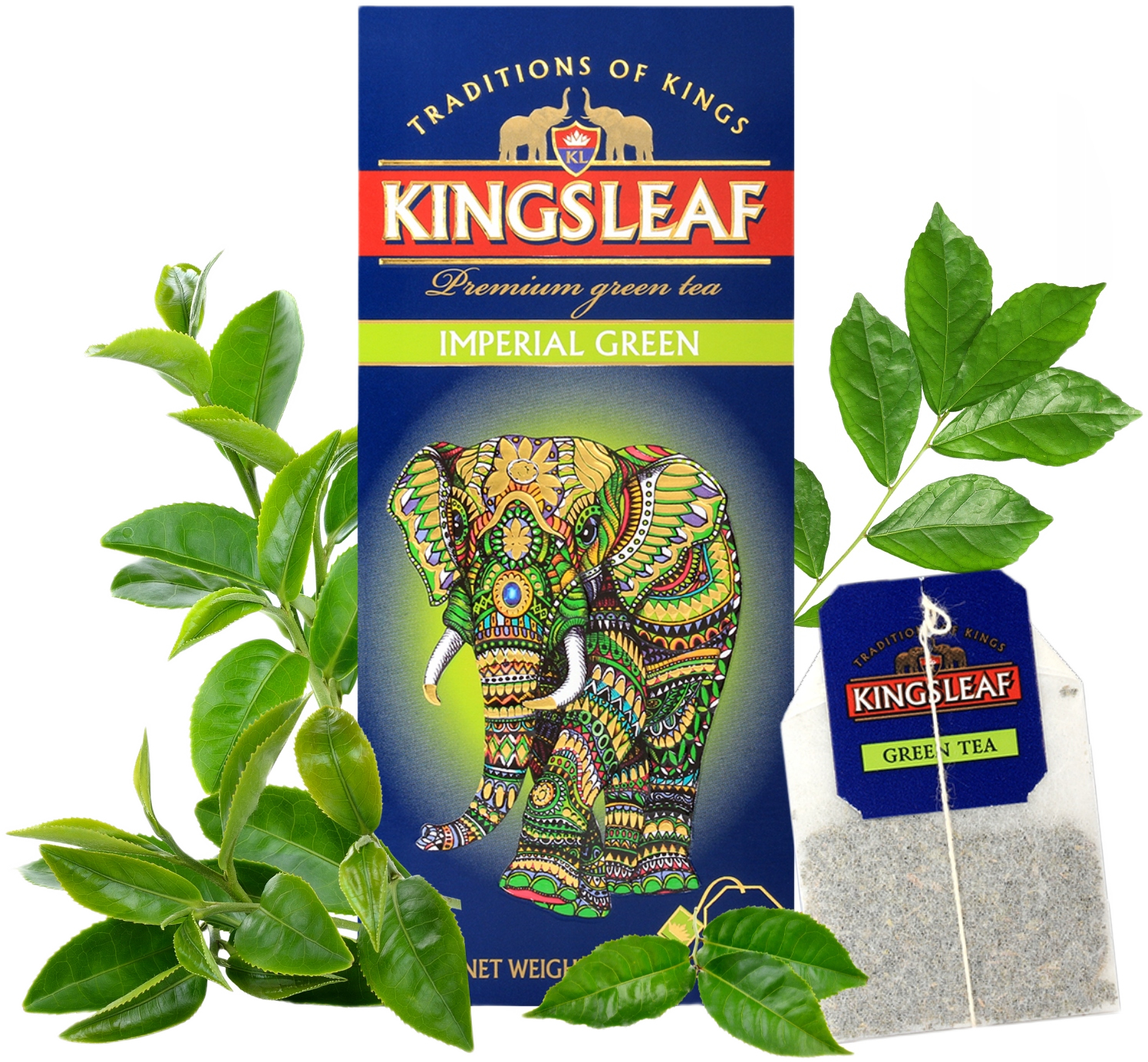 Чай зелёный kingsleaf Imperial green 25 шт фото 6