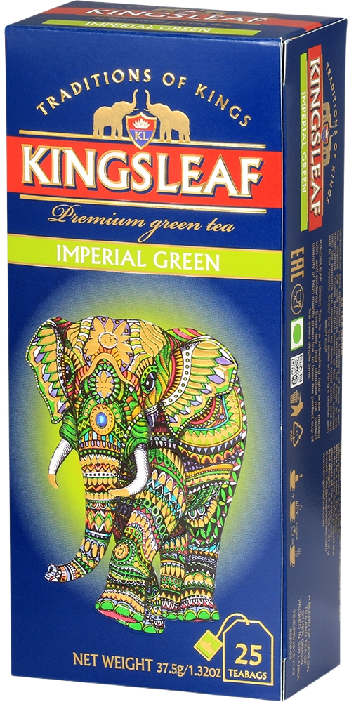 Чай зелёный kingsleaf Imperial green 25 шт фото 2