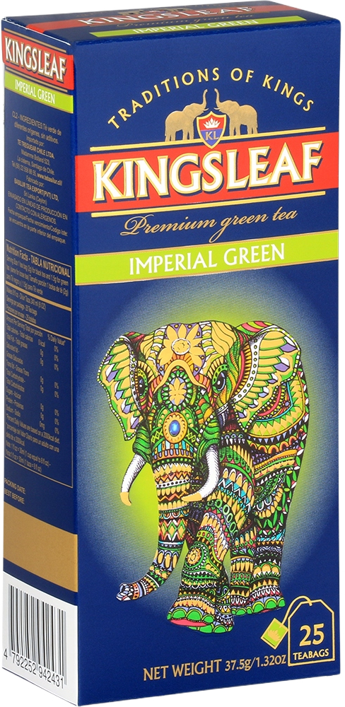 Чай зелёный kingsleaf Imperial green 25 шт фото 3