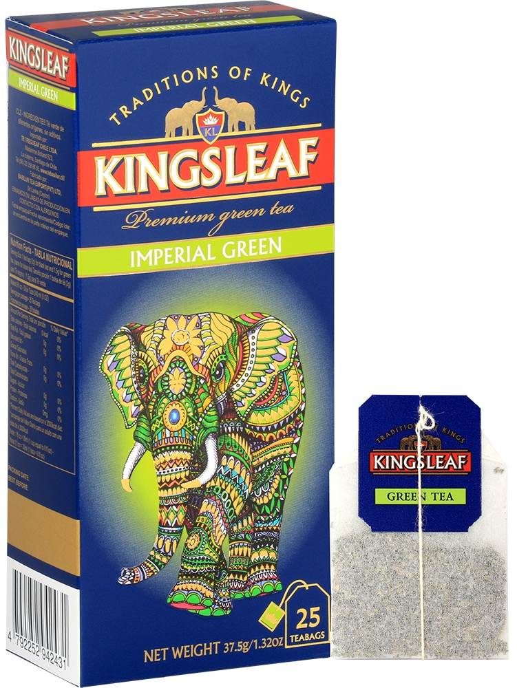 Чай зелёный kingsleaf Imperial green 25 шт фото 4