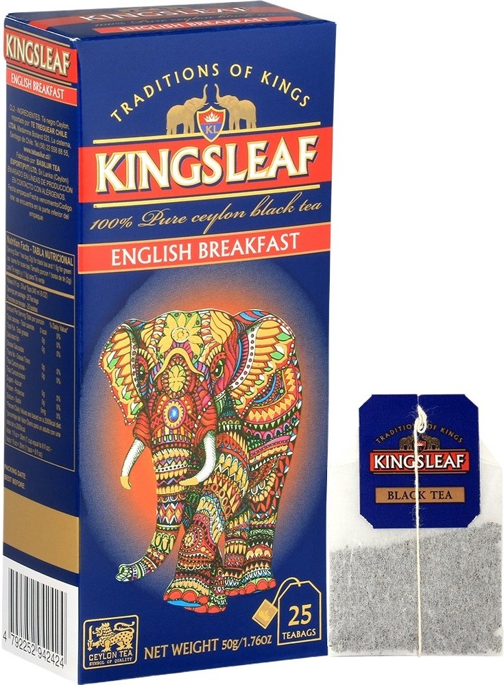Чай чёрный Kingsleaf English breakfast 25 шт фото 4