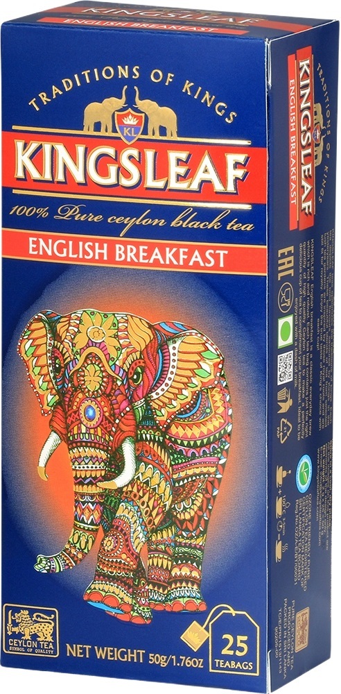 Чай чёрный Kingsleaf English breakfast 25 шт фото 2