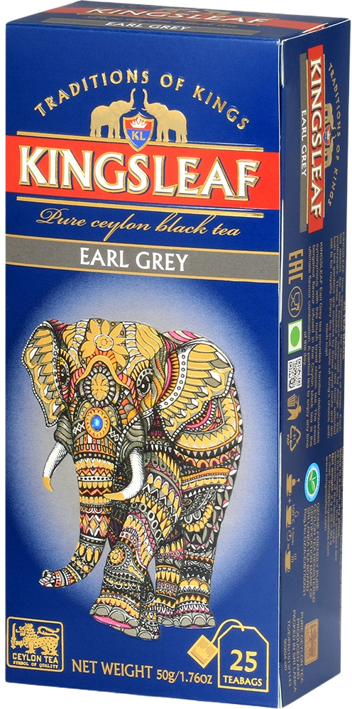 Чай чорний Kingsleaf Earl Grey 25 штфото2