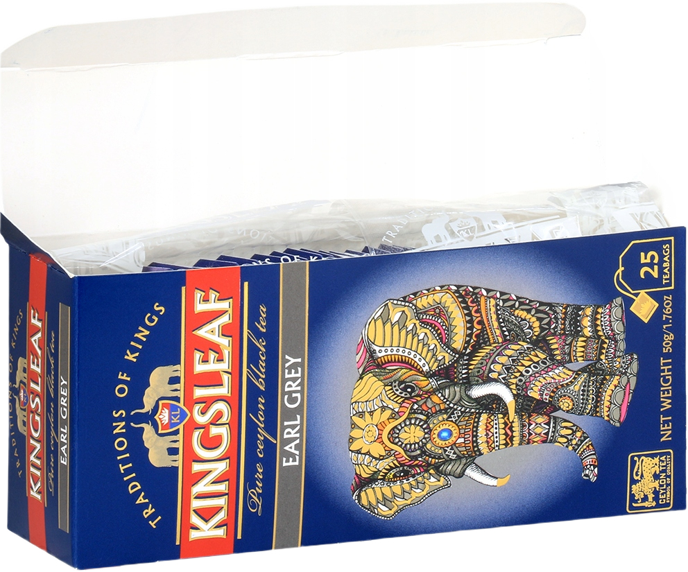 Чай чорний Kingsleaf Earl Grey 25 штфото