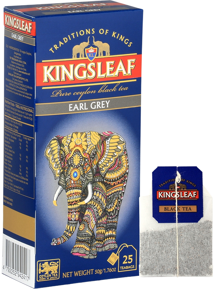 Чай чорний Kingsleaf Earl Grey 25 штфото4