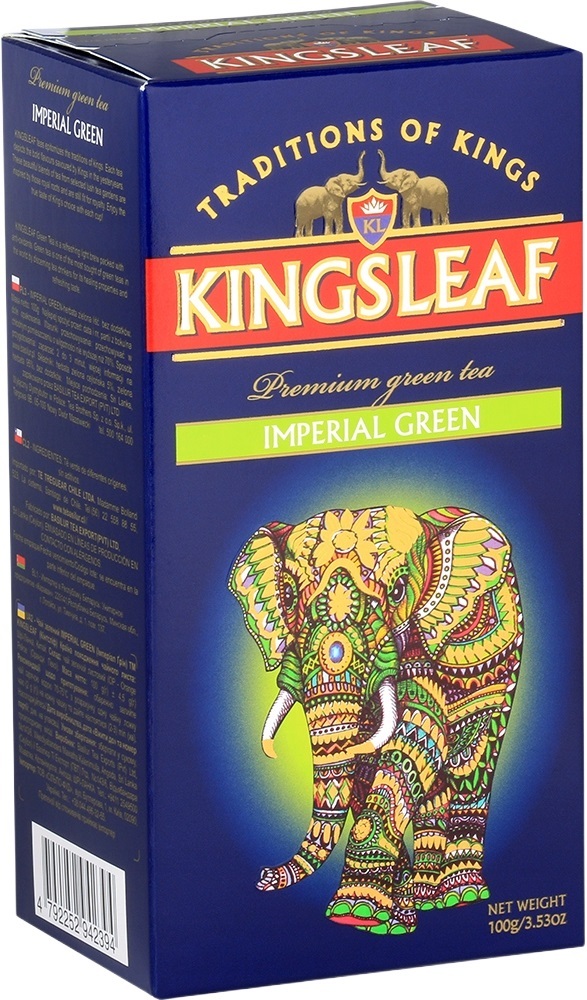 Чай зелёный Kingsleaf Imperial green 100 г фото 