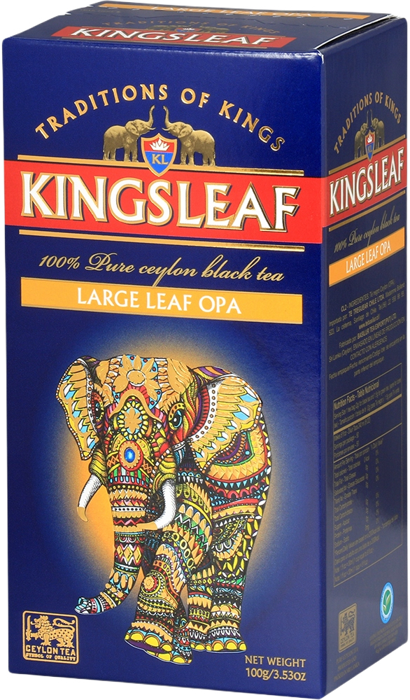 Чай чёрный Kingsleaf Large leaf OPA 100 г фото 2