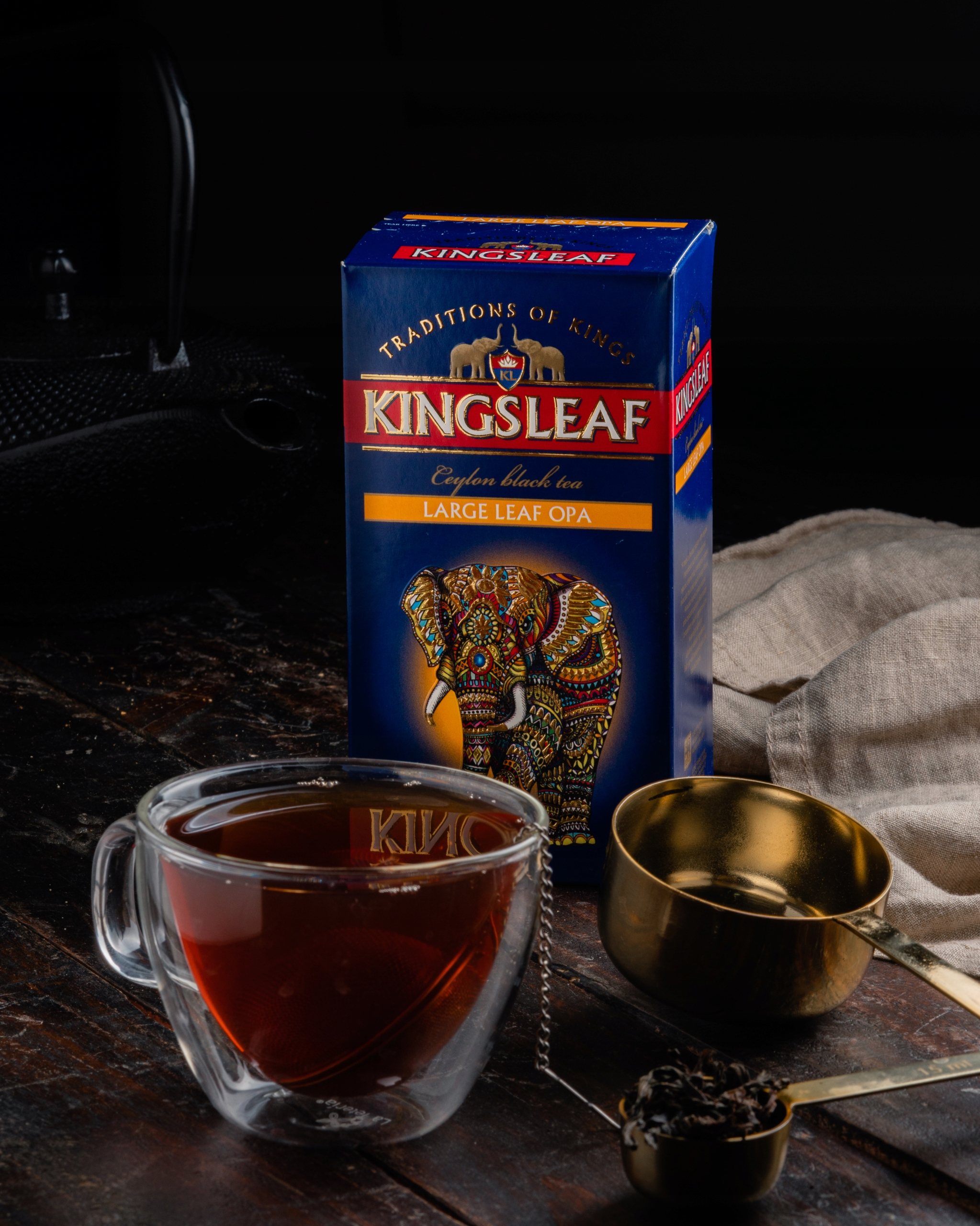 Чай чёрный Kingsleaf Large leaf OPA 100 г фото 6