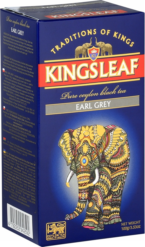 Чай чёрный Kingsleaf Earl grey 100 г фото 3