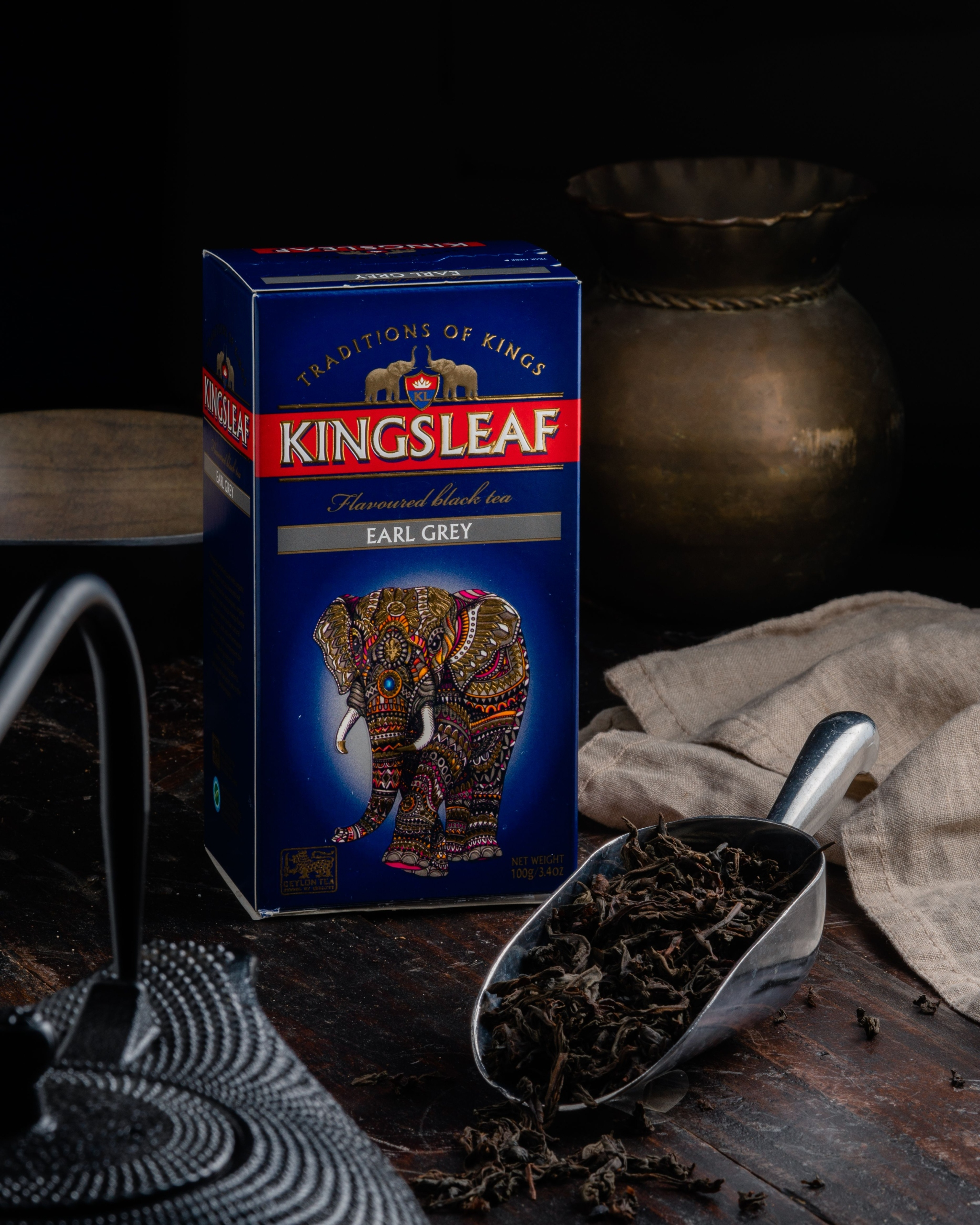 Чай чёрный Kingsleaf Earl grey 100 г фото 6