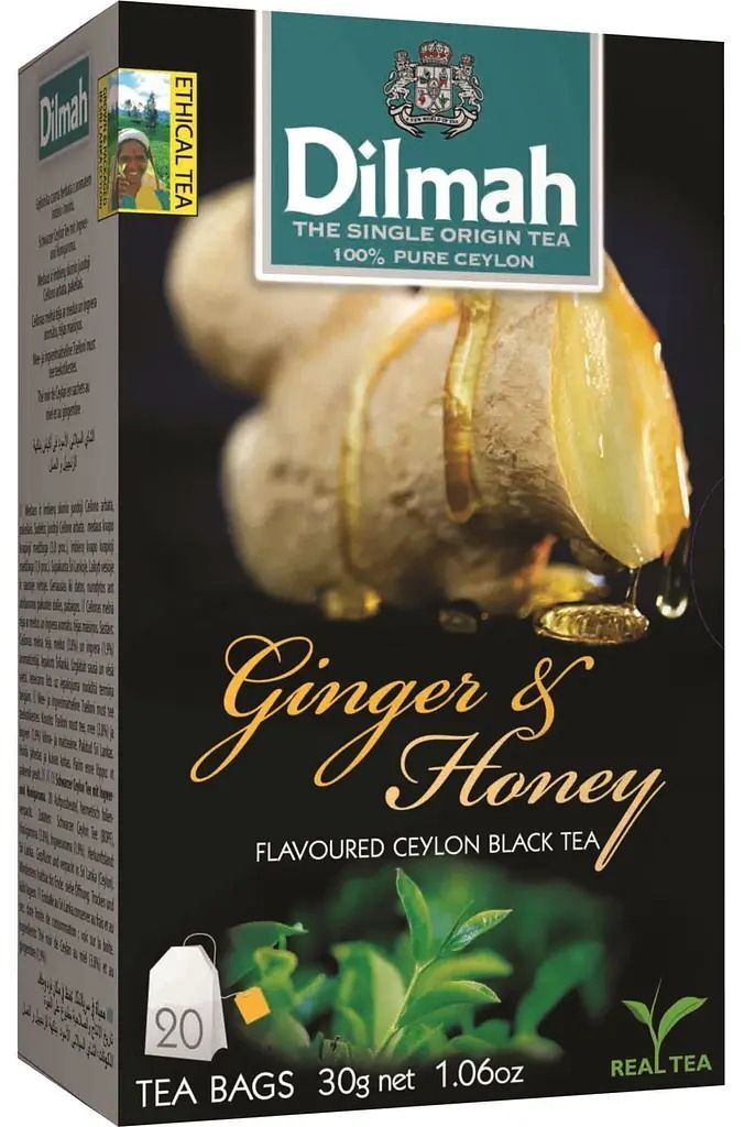 Чай чёрный Dilmah Ginger&amp;Honey 20 шт фото 