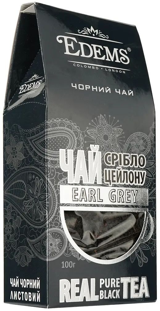 Чай чёрный Edems Серебро Цейлона листовой 100 г фото 