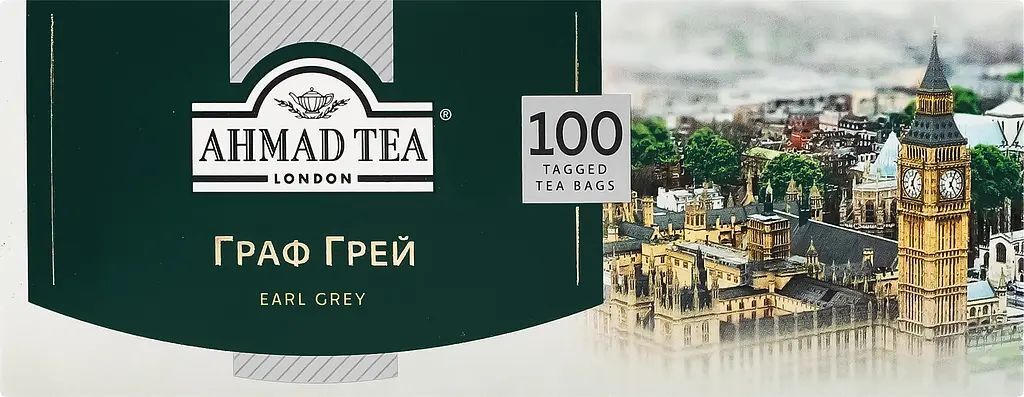 Чай Ahmad tea Граф Грей 100 шт фото 3