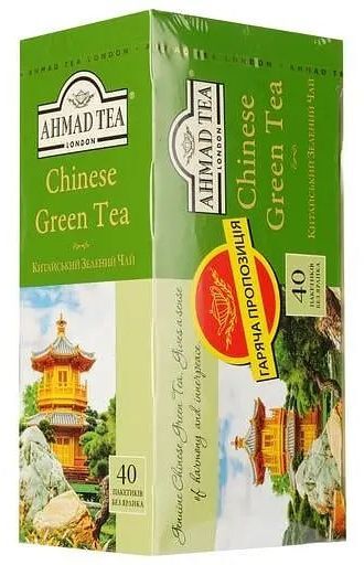 Чай зелёный Ahmad tea Китайский 40 шт фото 2