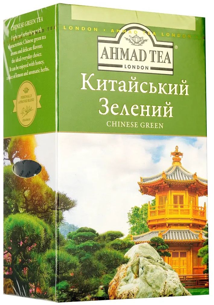 Чай зелёный Ahmad tea Китайский листовой 100 г фото 