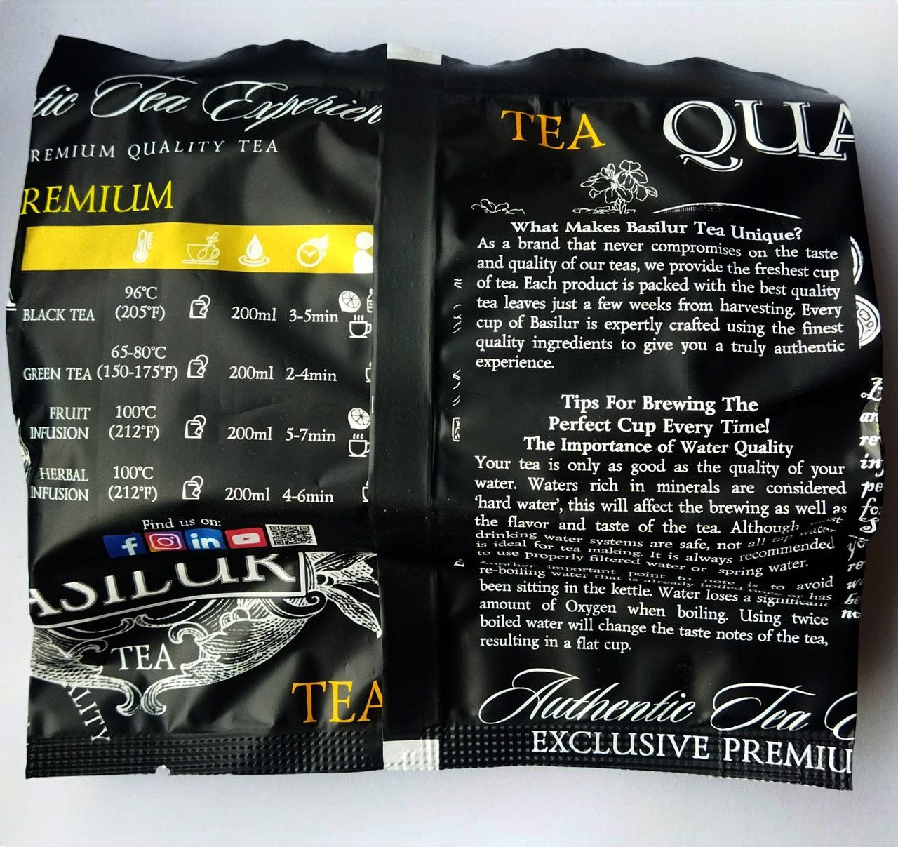 Чай чёрный Basilur Uva цейлонский 100 шт фото 6