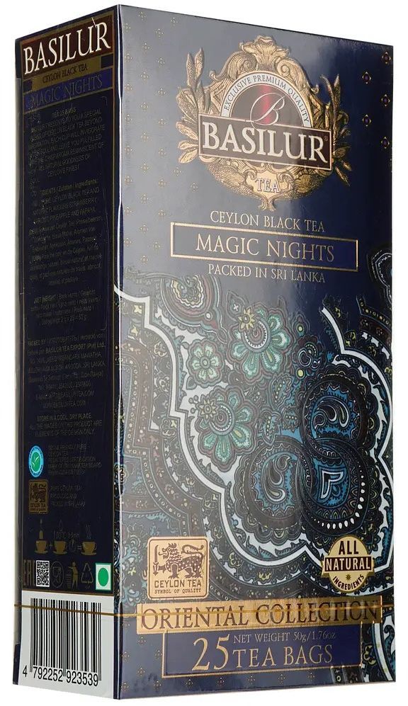 Чай чёрный Basilur Oriental Magic night 25 шт фото 