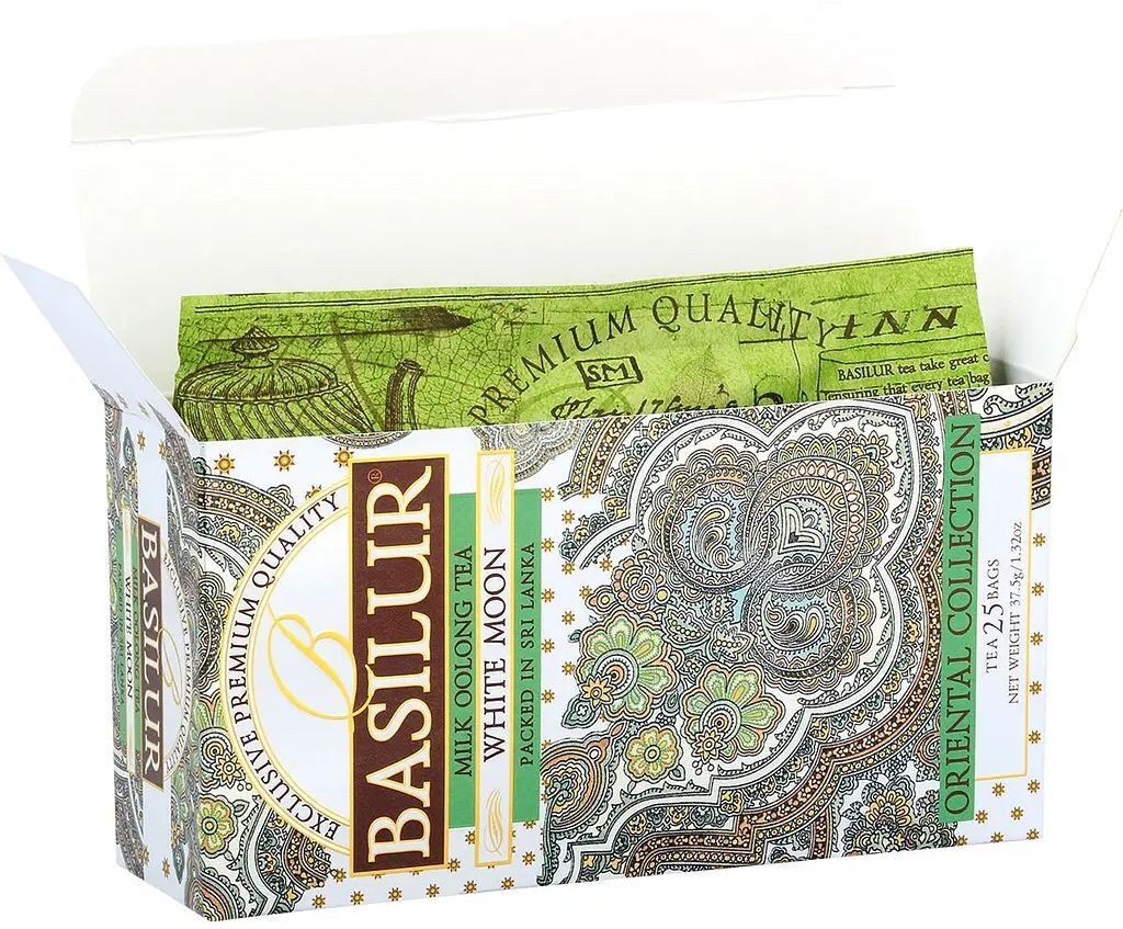 Чай зелёный Basilur Oriental White moon 25 шт фото 