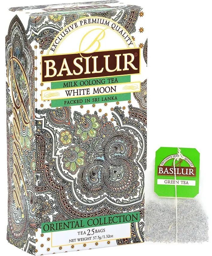 Чай зелёный Basilur Oriental White moon 25 шт фото 