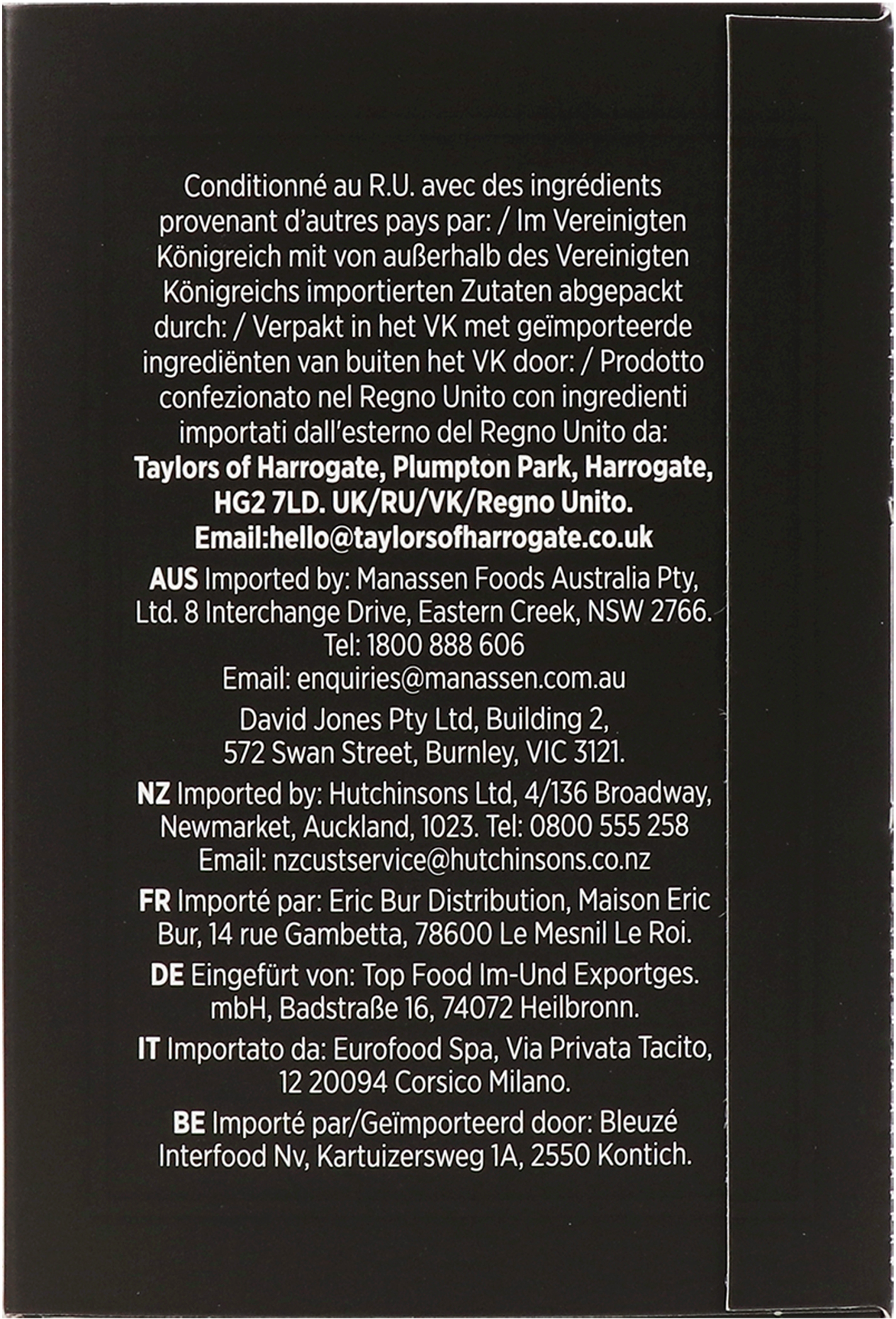 Чай чёрный Taylors of Harrogate English Breakfast 20 шт фото 3