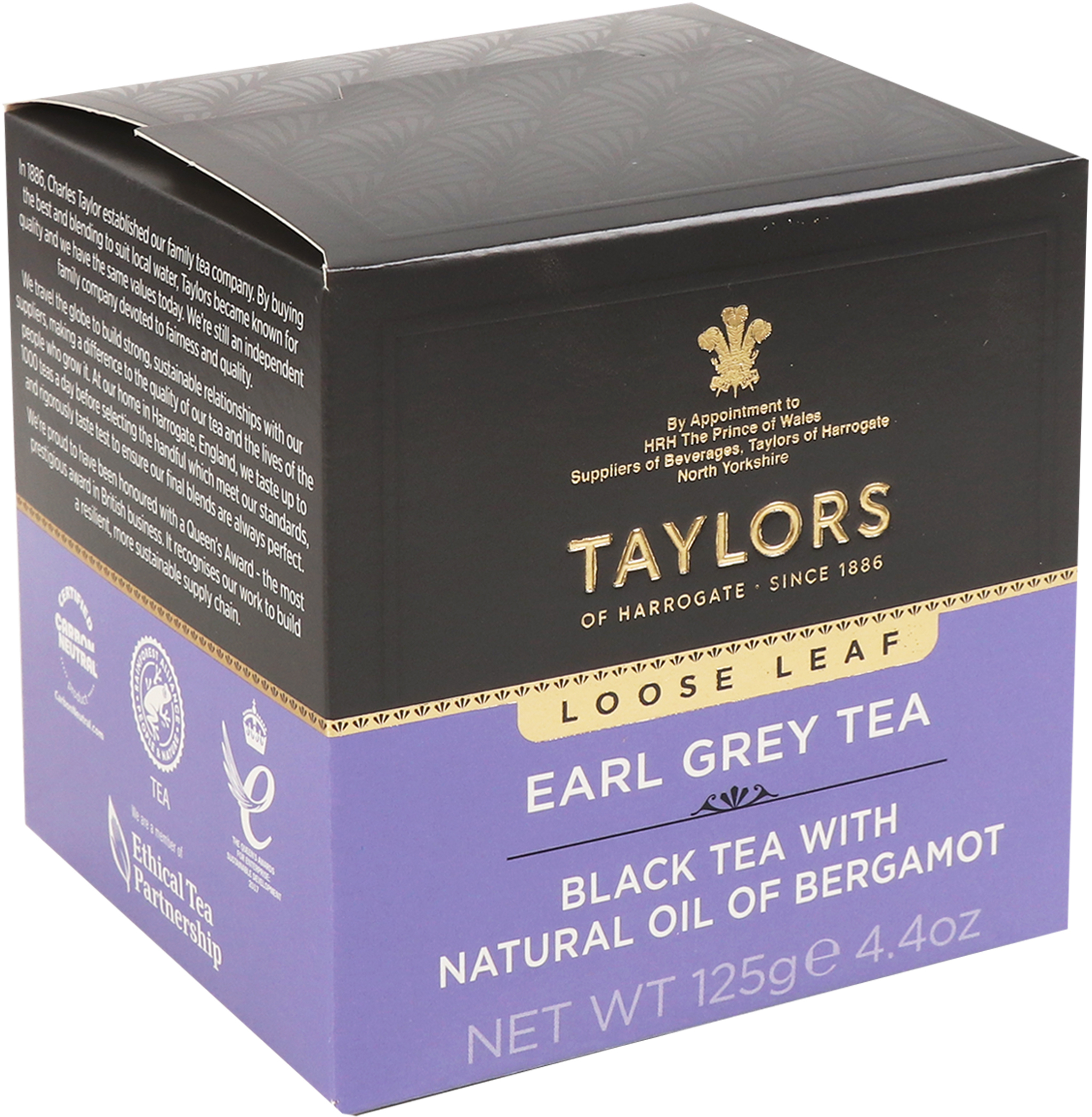 Чай чёрный Taylors of Harrogate Earl Grey 125 г фото 2
