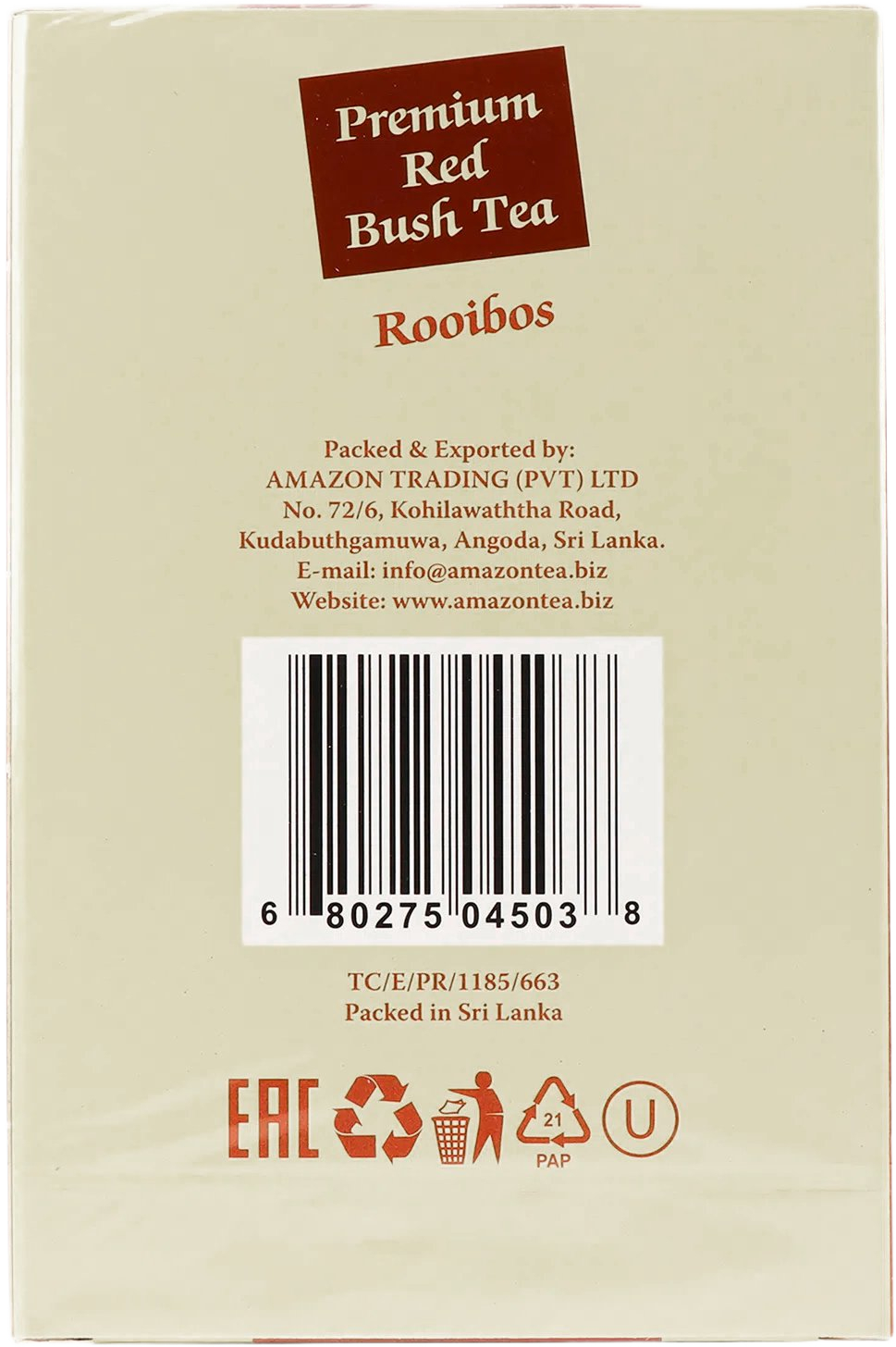 Чай Tea of Life Ройбуш 100 г фото 3