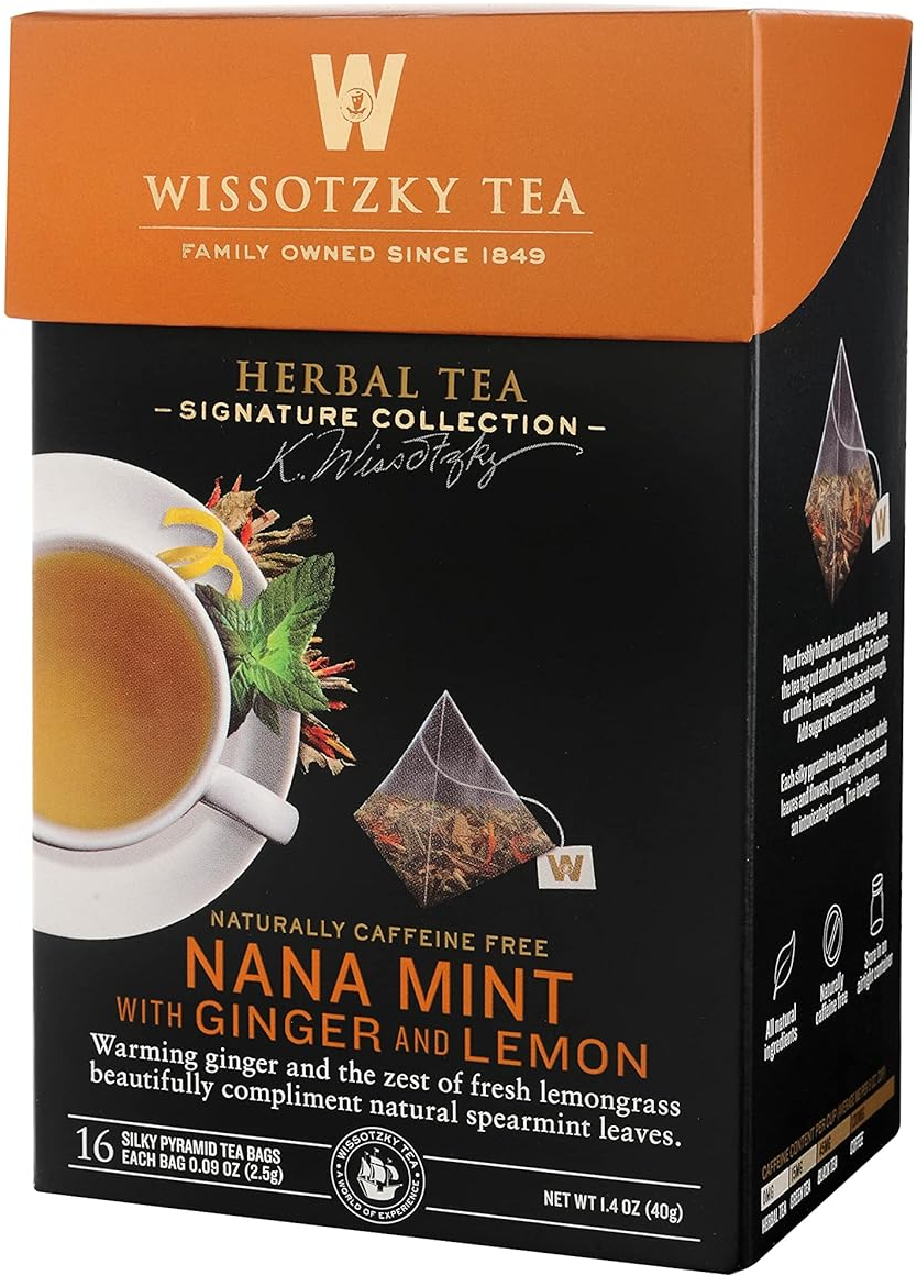 Чай травяной Wissotzky Tea мята-имбирь-лимон 16 шт фото 2