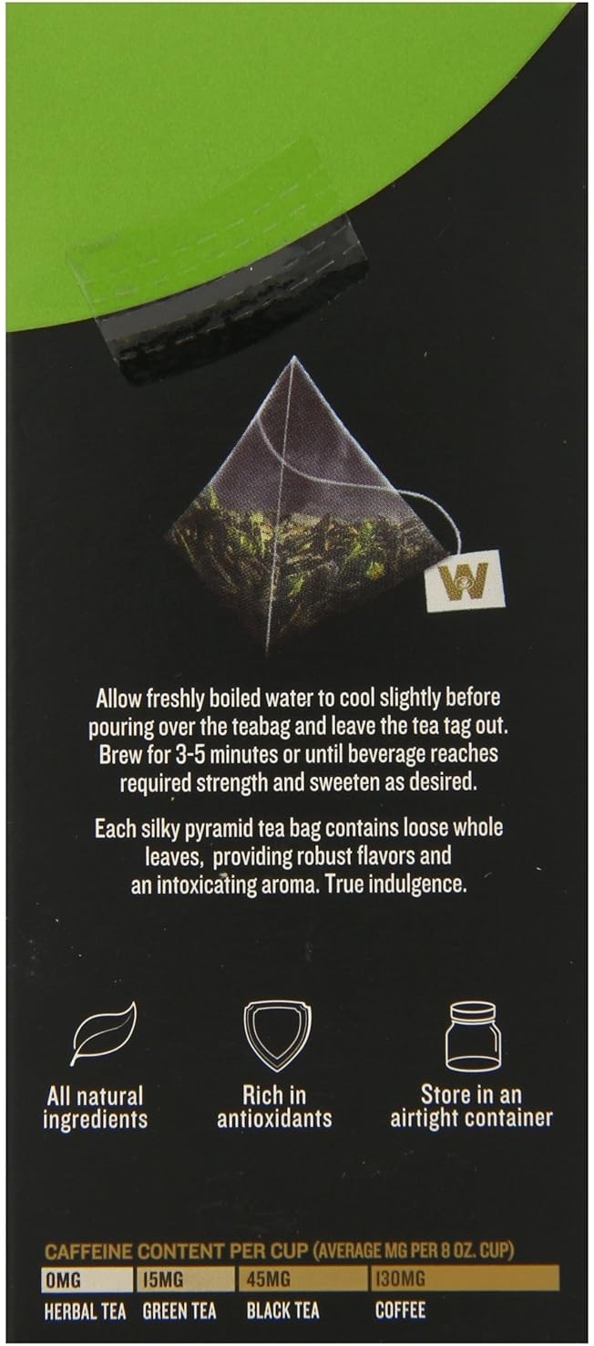 Чай зелёный Wissotzky Tea с марокканской мятой 16 шт фото 4