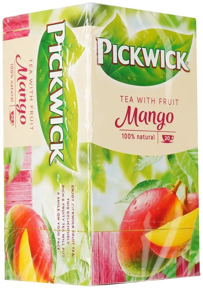 Чай чёрный Pickwick ароматизированный с кусочками манго 20 шт фото 2