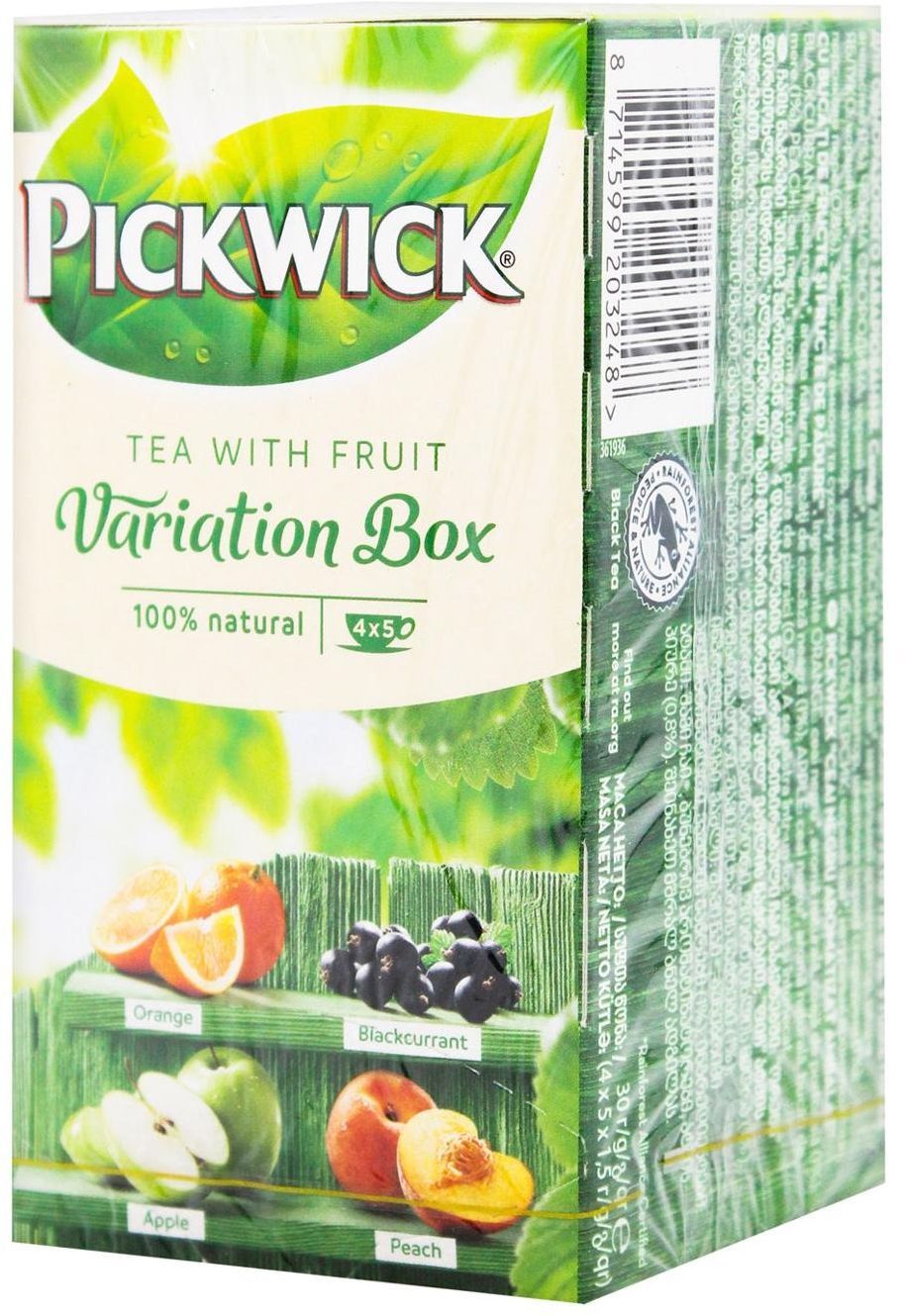 Чай чёрный Pickwick Ассорти с кусочками фруктов 20 шт фото 3