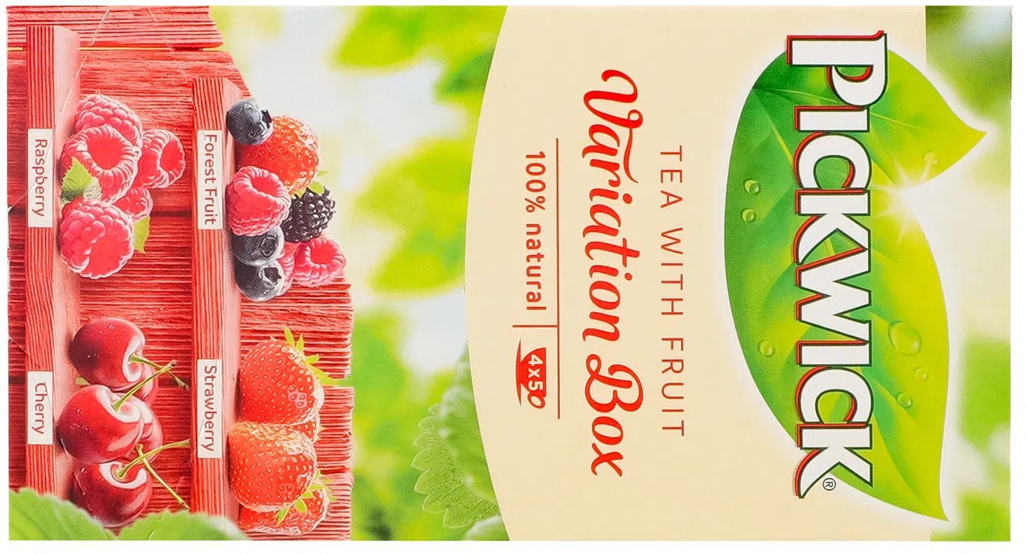 Чай чёрный Pickwick Ассорти с ягодами 20 шт фото 3