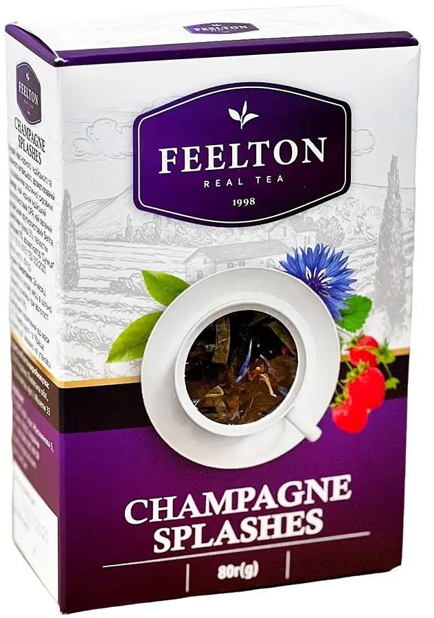 Чай Feelton Champagne Splashes купаж 80 г фото 2