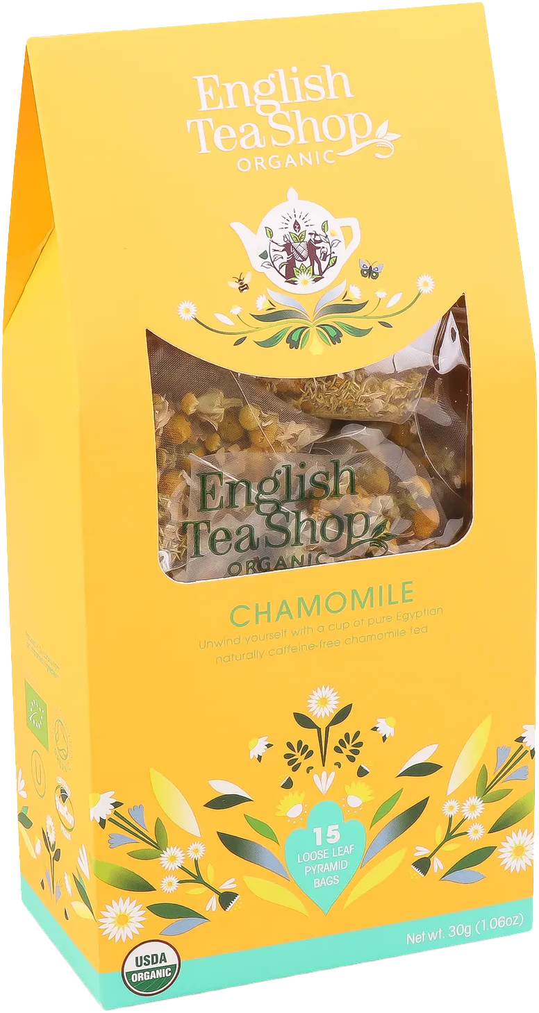 Чай травяной English Tea Shop Ромашка картон 15 шт фото 