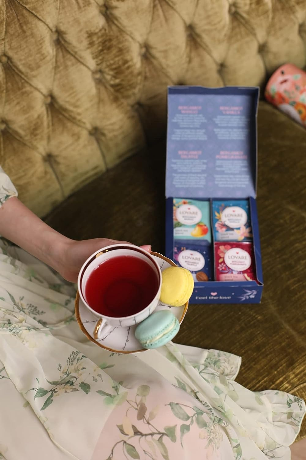 Чай чёрный Lovare Bergamot Assorted 4 вида 32 шт фото 