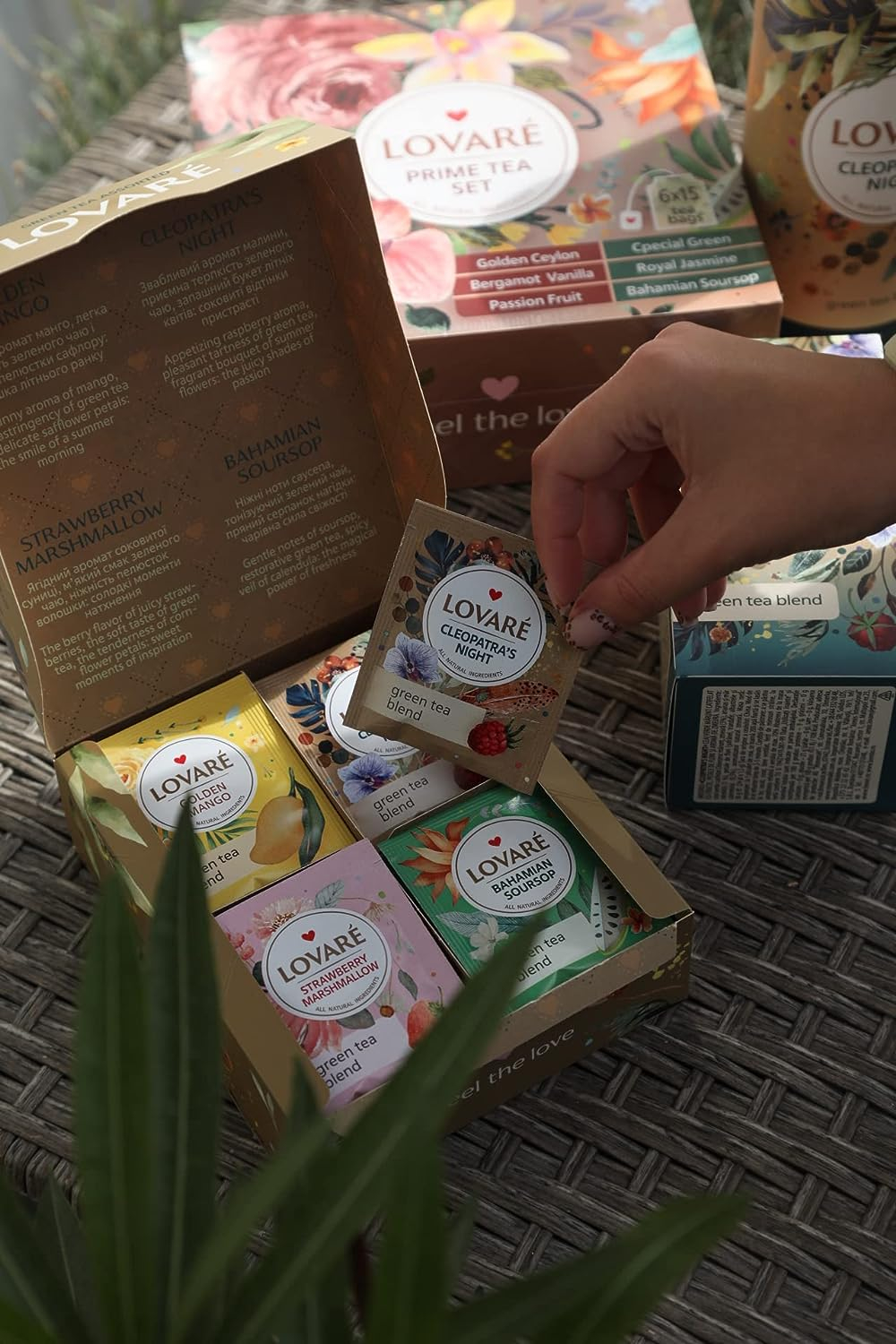 Чай зелёный Lovare Assorted 32 шт фото 9