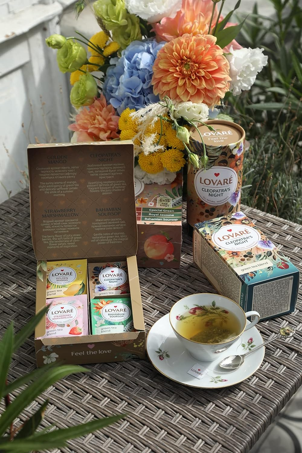 Чай зелёный Lovare Assorted 32 шт фото 6