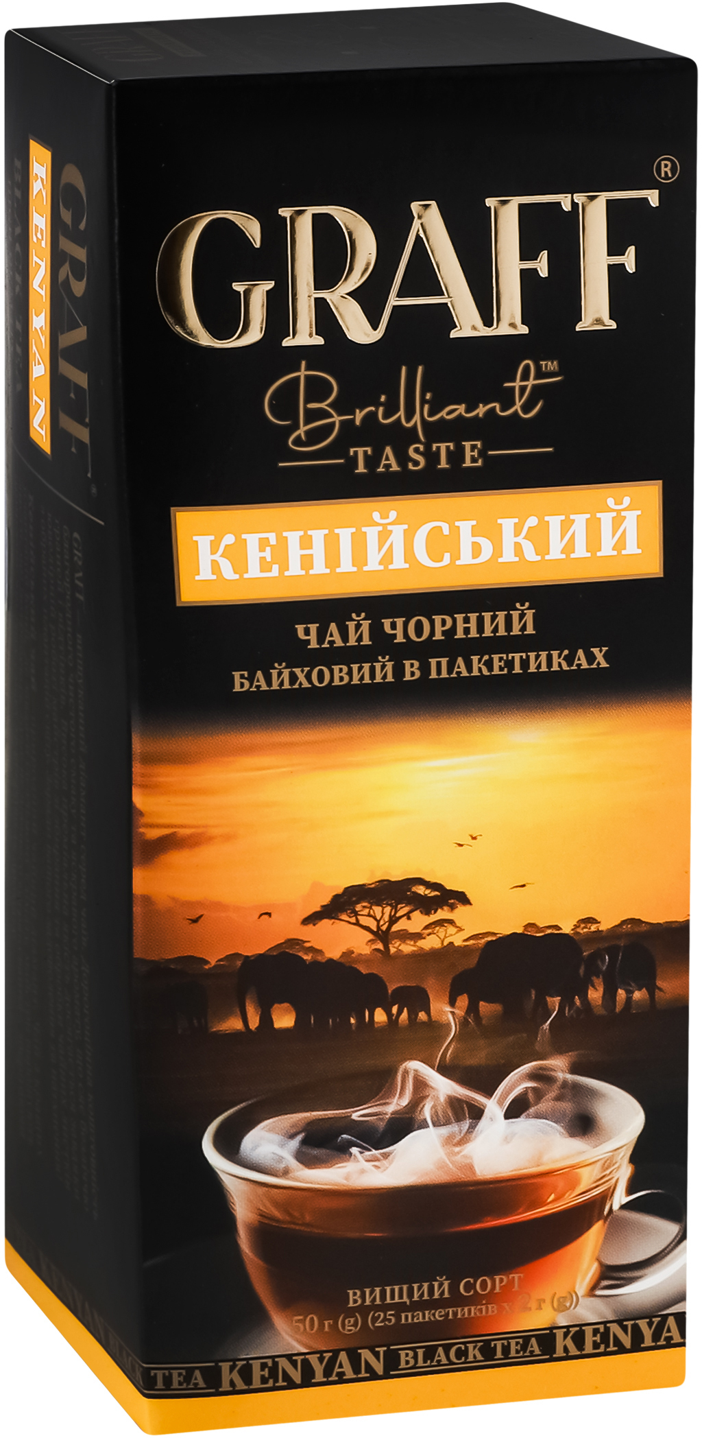 Чай чёрный Graff Кения 25 шт фото 