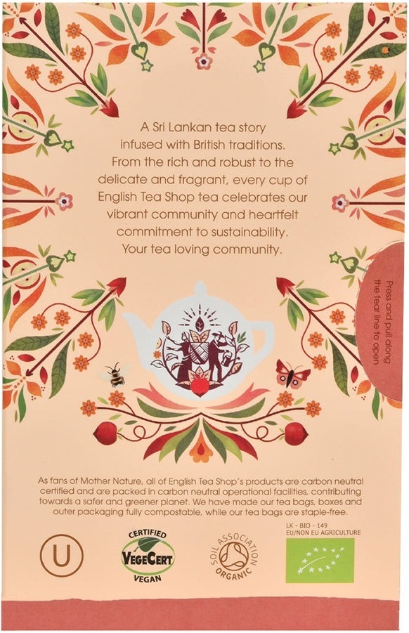 Чай травяной English Tea Shop Happy Me органический 20 шт фото 