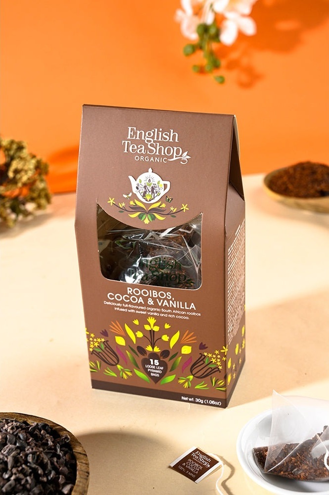 Чай English Tea Shop Ройбуш с ванилью органический 15 шт фото 