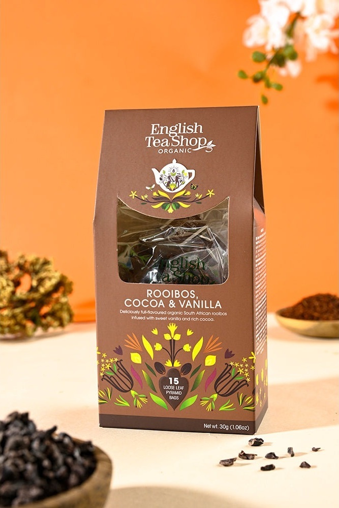 Чай English Tea Shop Ройбуш с ванилью органический 15 шт фото 