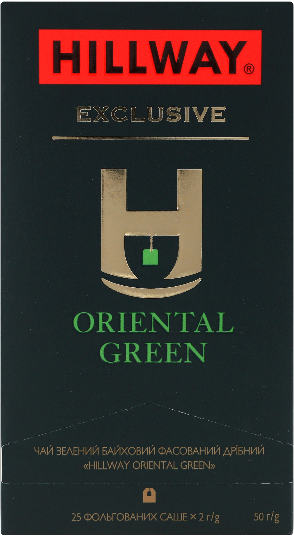 Чай зелёный Hillway Exclusive Oriental Green байховый 25 шт фото 
