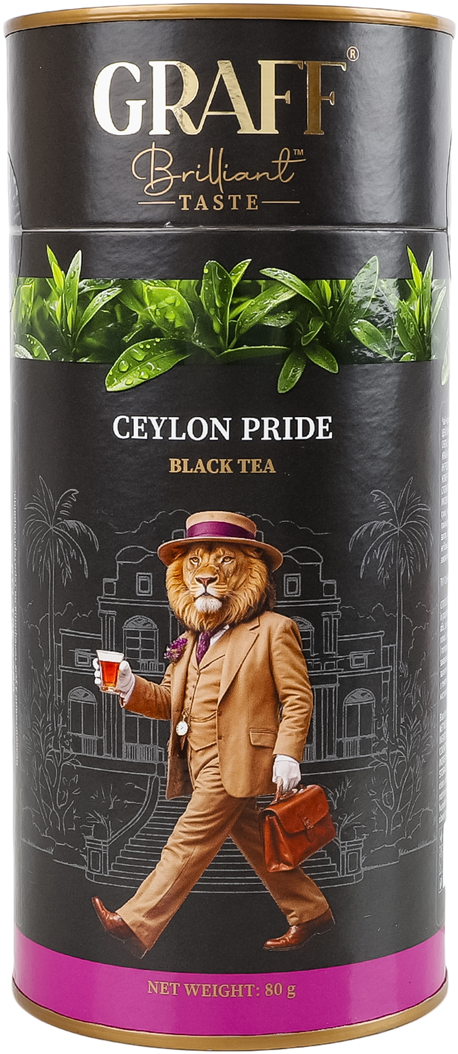 Чай чёрный Graff Гордость Цейлона 80 г фото 