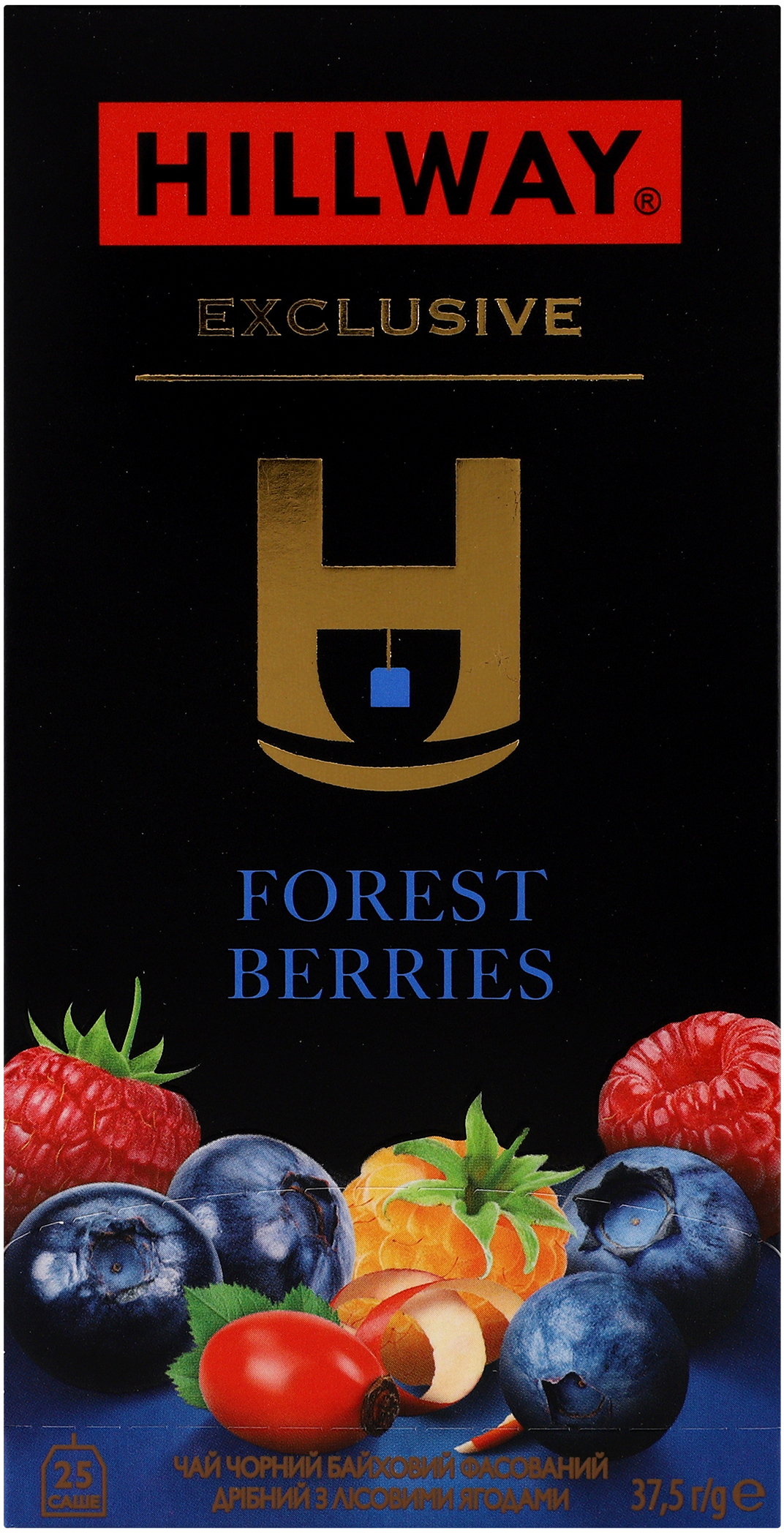 Чай чёрный Hillway Forest Berries 25 шт фото 