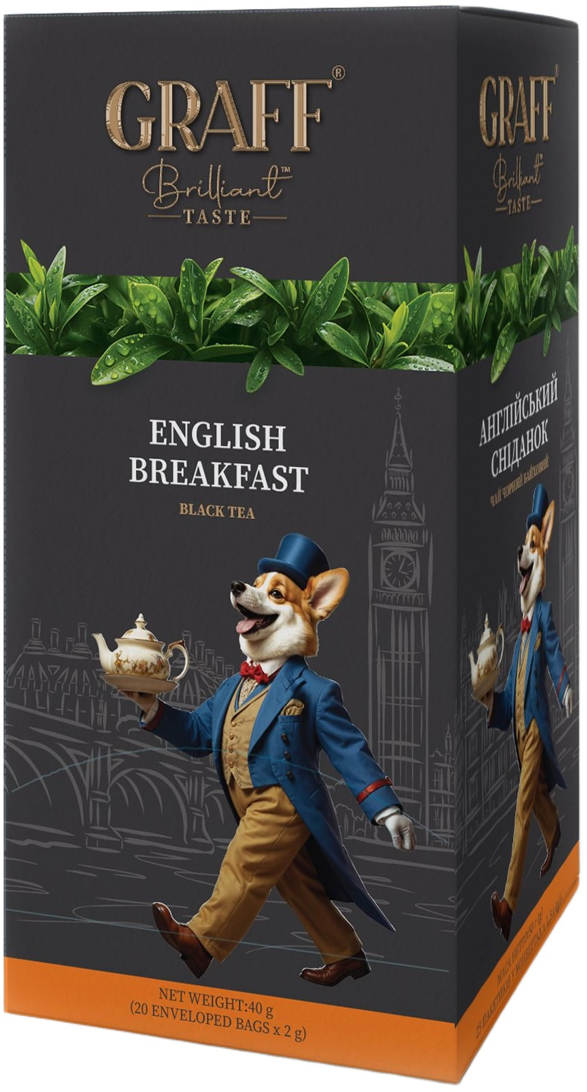 Чай чёрный Graff Английский завтрак 20 шт фото 